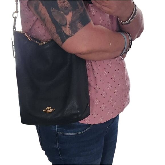 Coach Abby Duffle Bag, Black F31507 with 2 removable straps (PF) - Picture 15 of 16